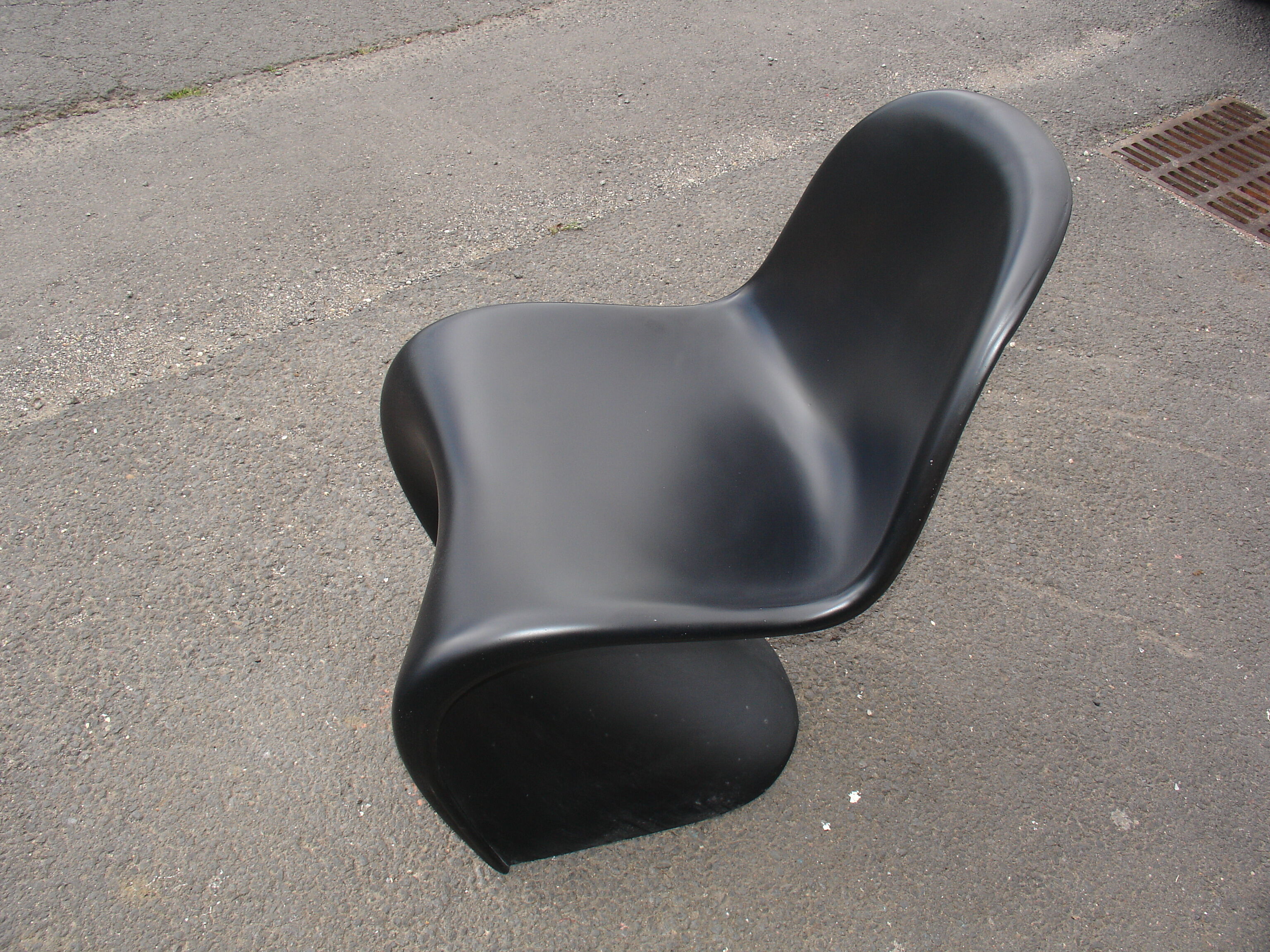 Chaise "s" pré production de Verner Panton 1957