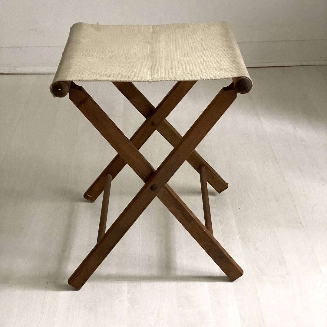 Vintage folding stool