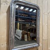 Miroir époque Louis Philippe argenté
