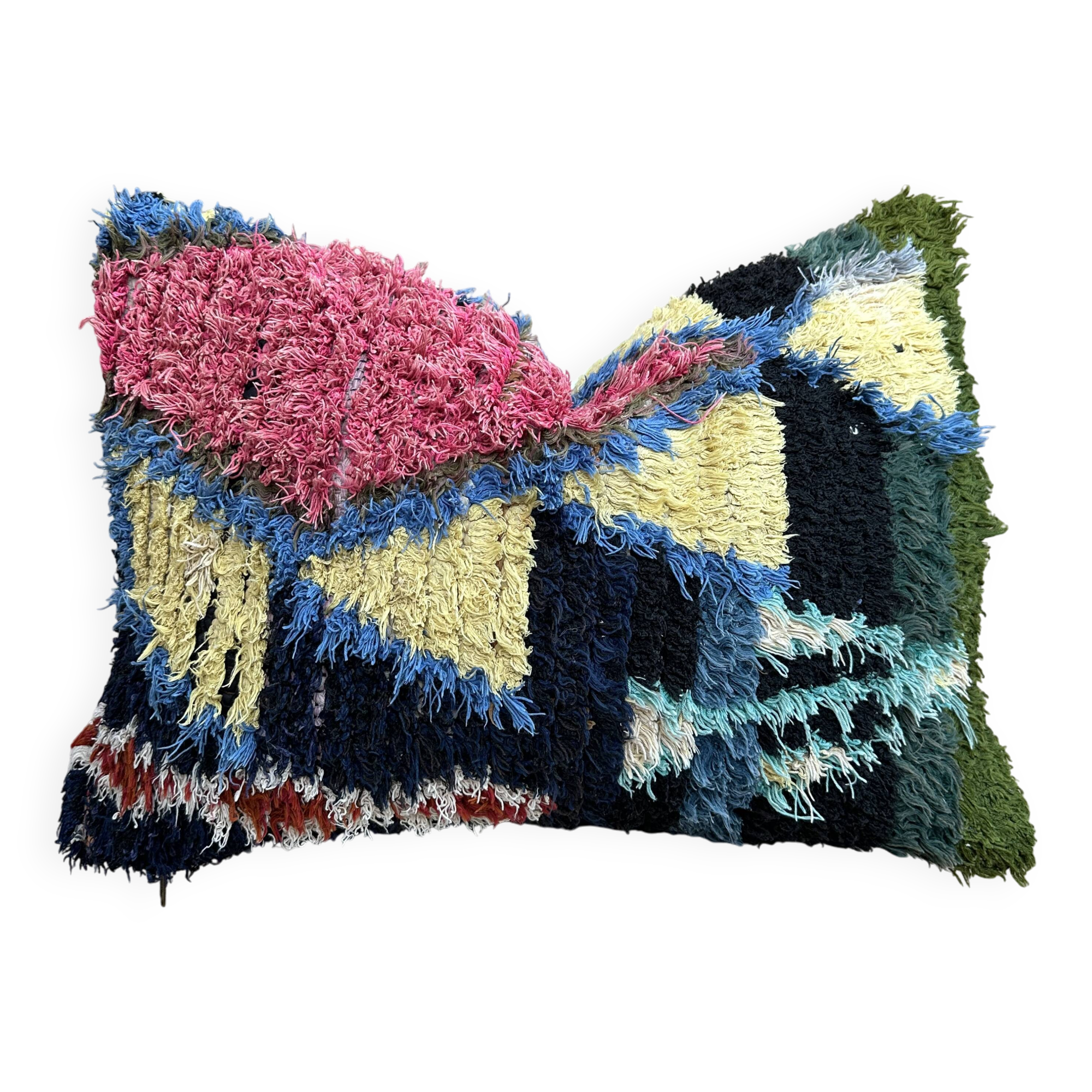 Beautiful vintage Berber Kilim cushion from Morocco