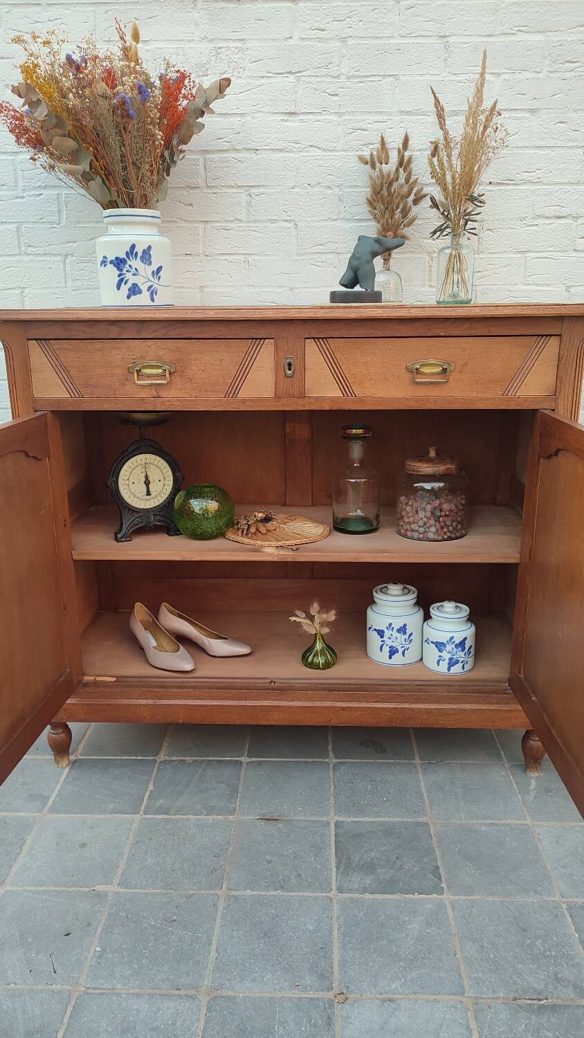 Art Deco oak sideboard
