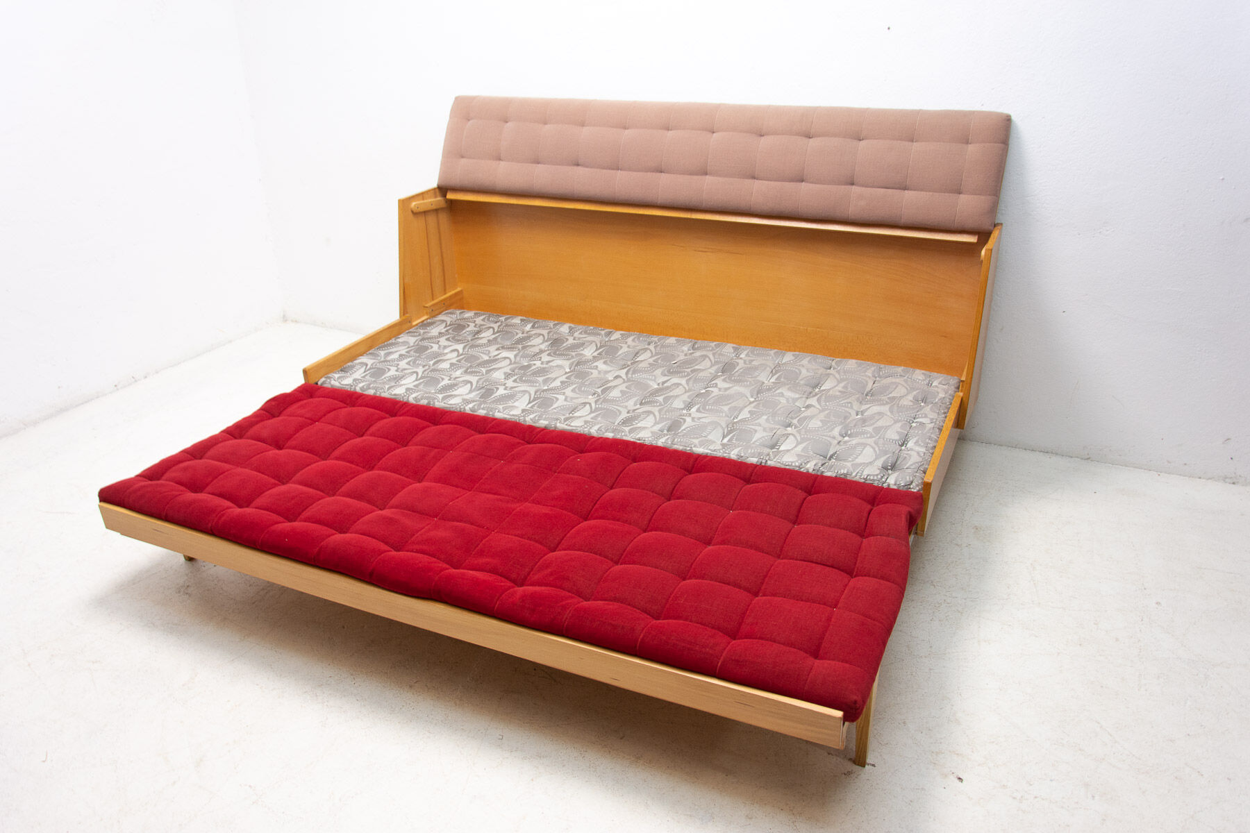 Mid century folding sofabed, 1960´s, Czechoslovakia