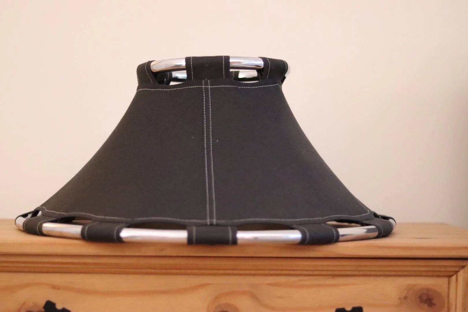 Chrome table lamp by Anna Ehrner for Ateljé Lyktan, 1970s