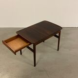 Table basse par Peter Hvidt en palissandre massif