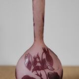 Soliflore vase signed Gallé