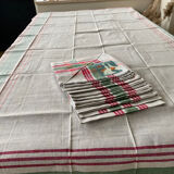 Tablecloth and 12 napkins