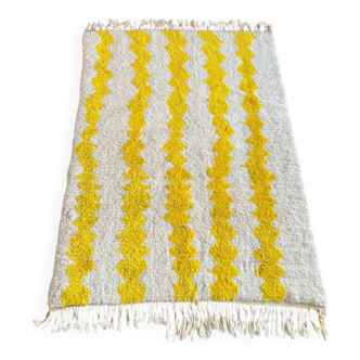 Tapis beni ouarain traditionnel fait à la main