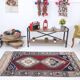 Tapis vintage turc classique en laine fait à la main 97x192cm