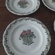 Choisy le Roi ironstone dessert plates, set of four