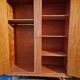 Wicker rattan bamboo wardrobe 1950 1960