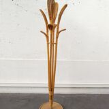 Rattan coat rack