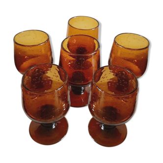 Set de 6 verres de Biot