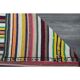 Vintage Turkish Oushak handmade wool cotton pink green runner rug 150x207