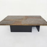 Table basse en pierre Paul Kingma, Pays-Bas 1981