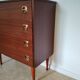 Chest of drawers with spindle legs