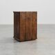 Rustic Solid Oak Cabinet with Geometric Floral Carvings, Belgium – 17th Cen
