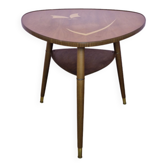 Table basse incrustée du milieu du siècle, Allemagne, années 1960