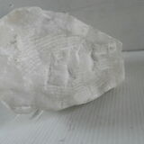 Sculpture face of woman in marble block 13 x 12 x 8 cm