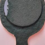 Glazed ceramic mirror by Mithé Espelt