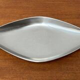 German cromargan plate from the mid-century by WMF, 1960s.