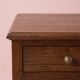 Vintage bedside table in solid oak, Art Deco and classic style.