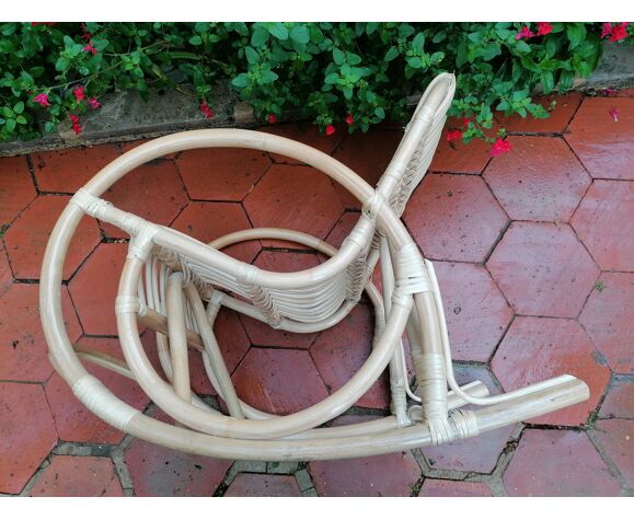 Rocking-chair child rattan