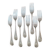 8 Ercuis goldsmith forks