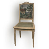Pair of caned chairs