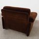 Brown armchair Coronado, Italian design, 1960s, manufacturer: B&B Italia, d