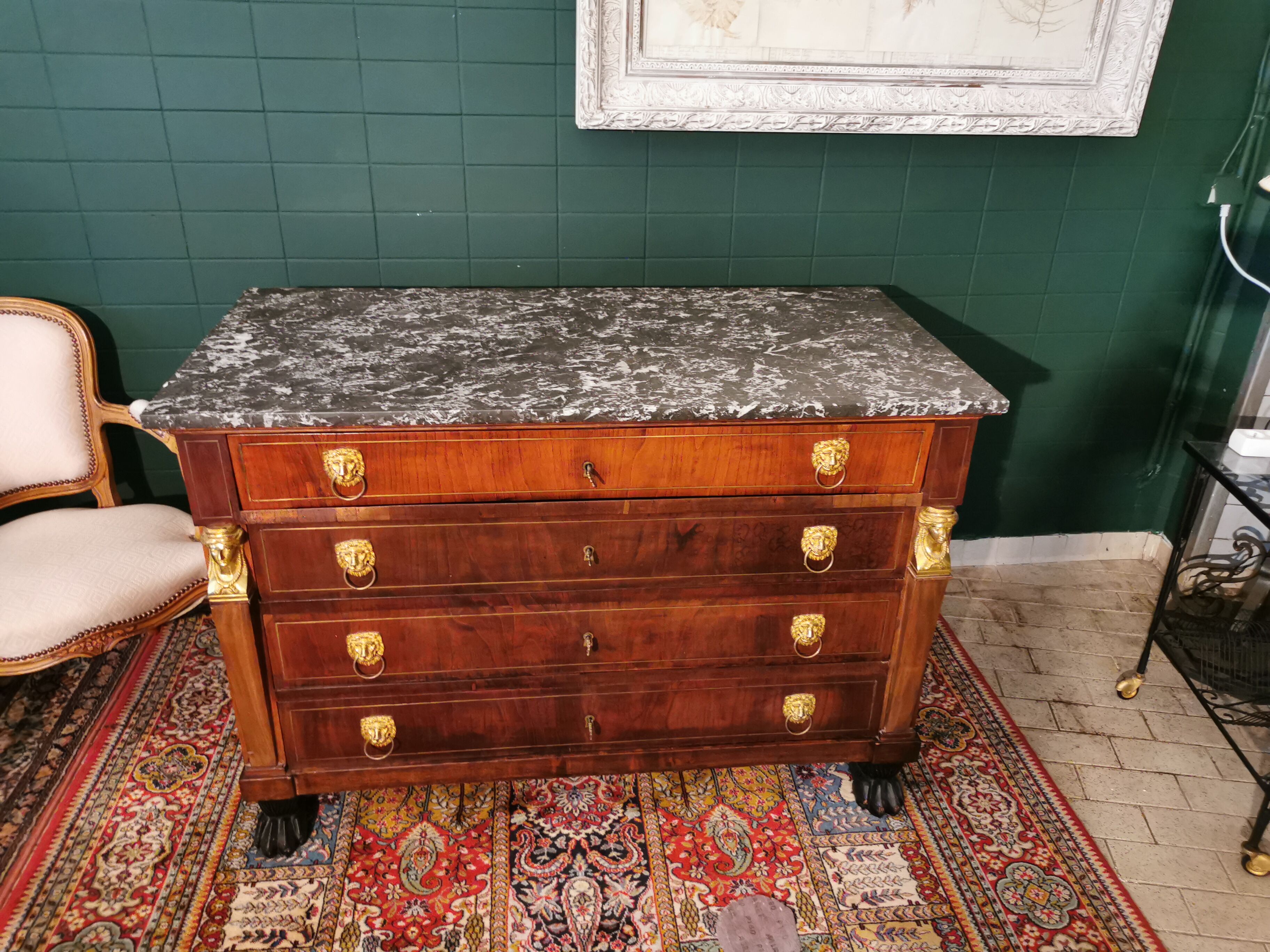 Chest of drawers back from Egypt