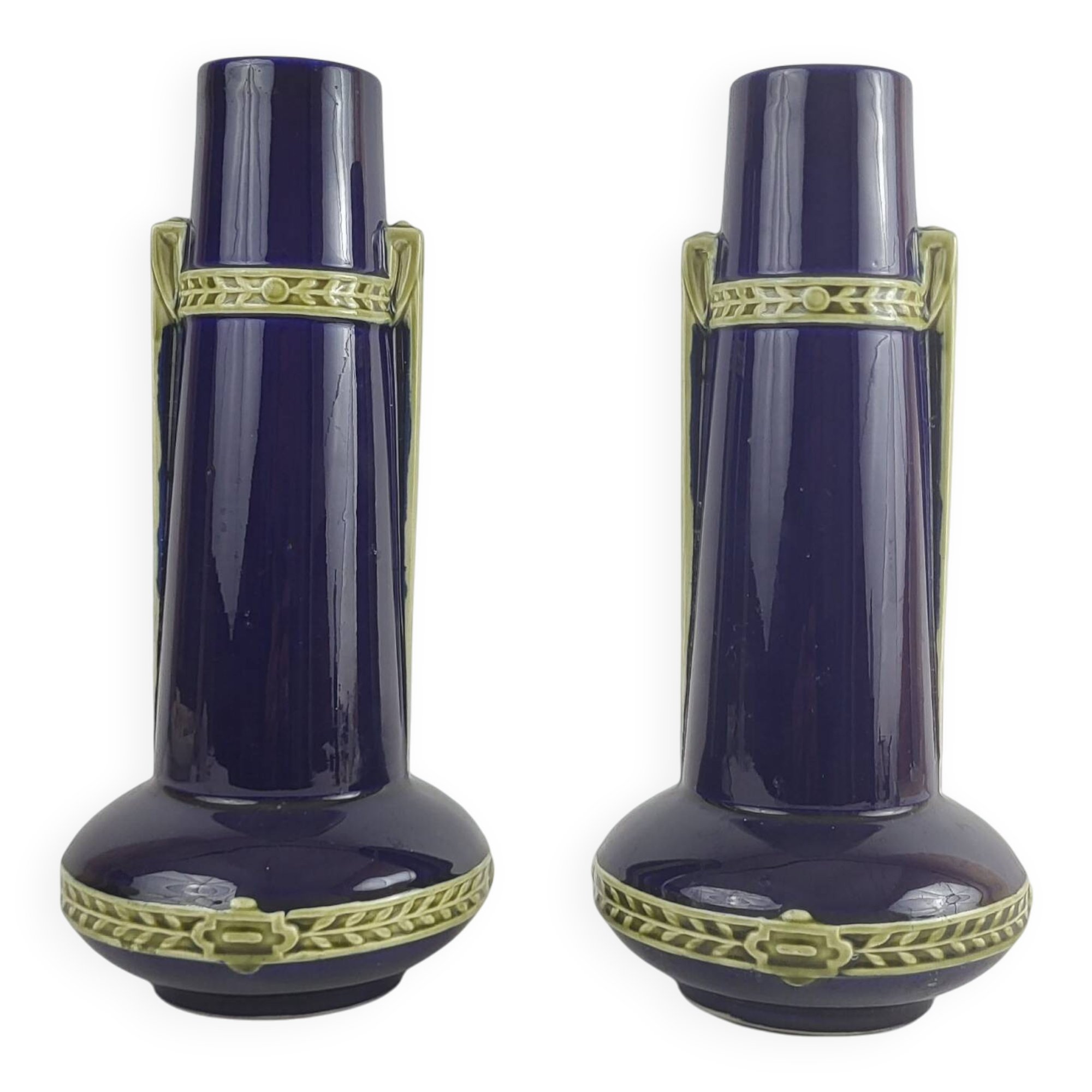 Art Nouveau Vases by G. De Bruyn