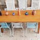 Table de ferme vintage
