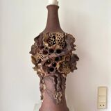 Table lamp by Bodil Marie Nielsen, denmark,  brutalist, 1960s