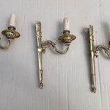 Bronze 8 sconces and chandelier