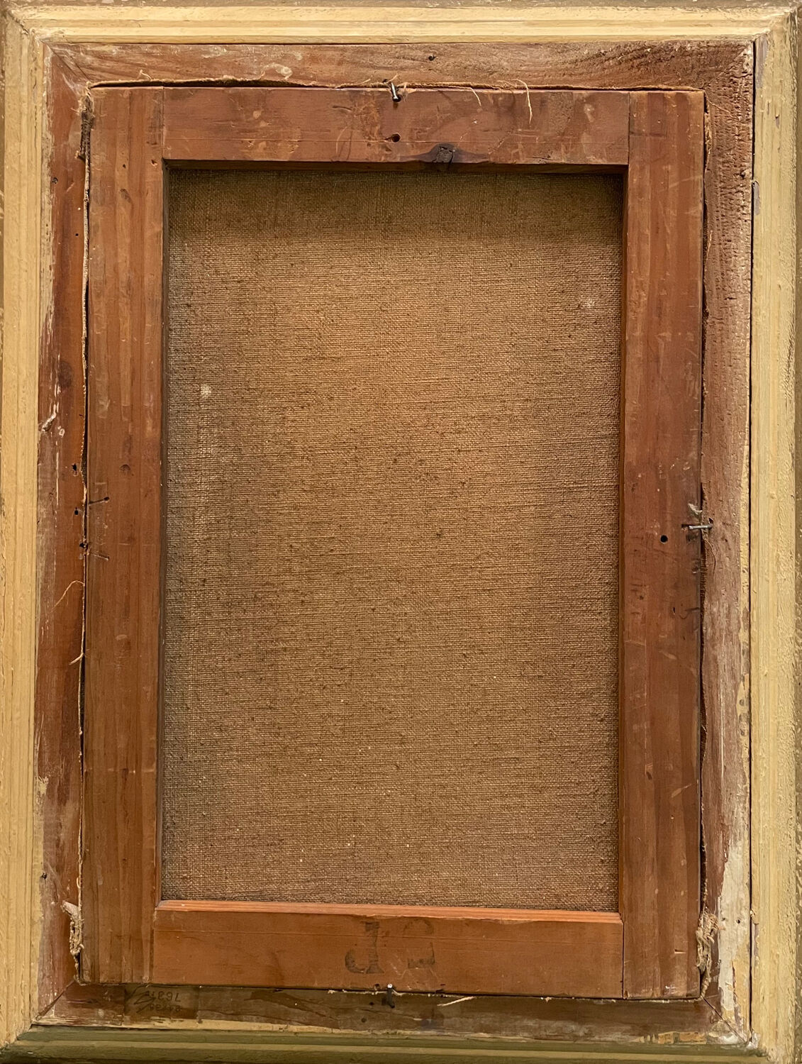 Old painting painting Port Coton, Beautiful Island at sea