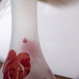 Paire de vases en verre