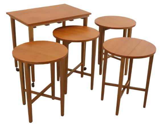 Nesting tables Poul Hundevad vintage