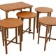 Tables gigognes Poul Hundevad vintage