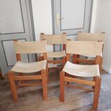 Lot 4 minimalist chairs