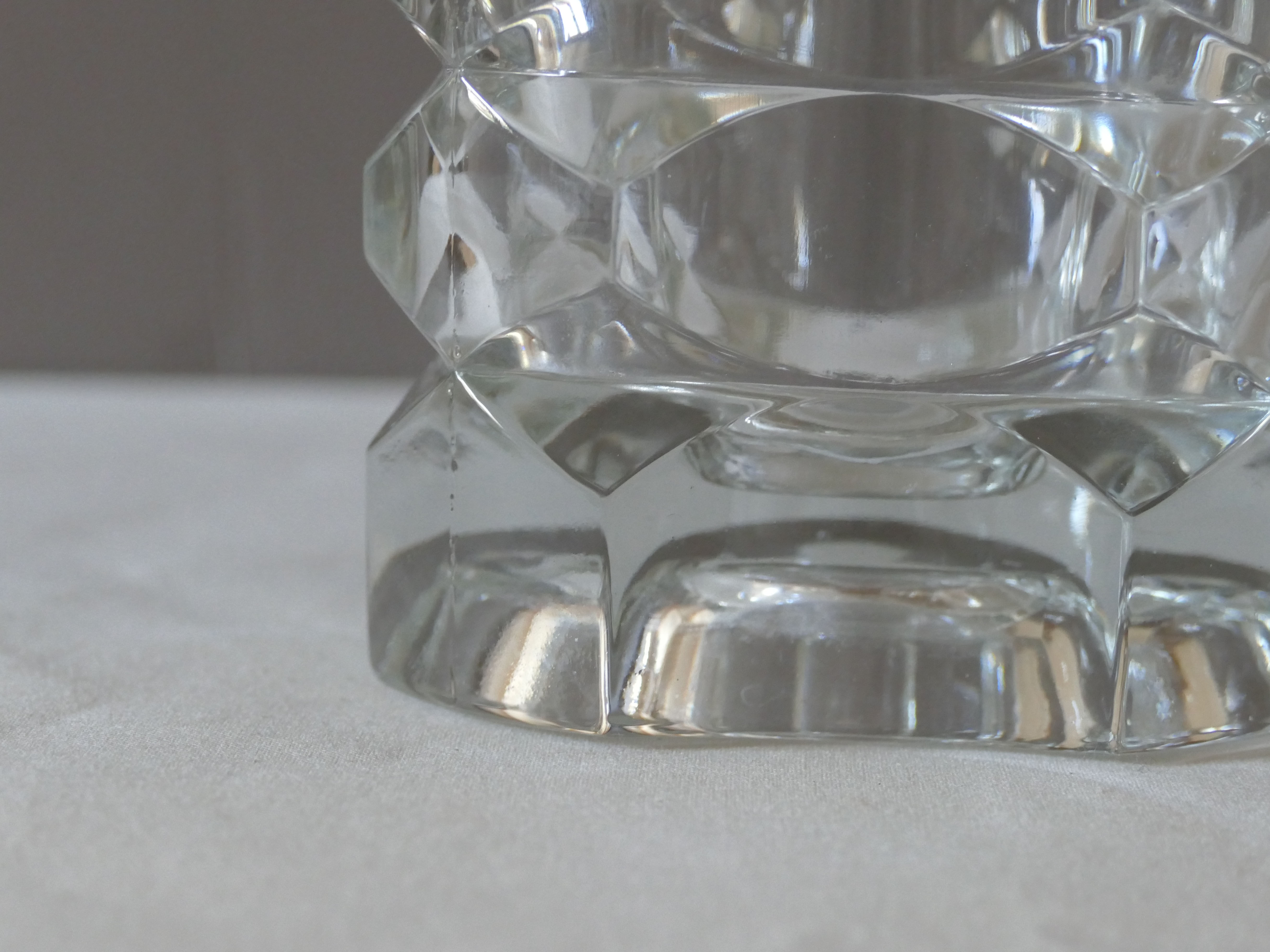 Windsor glass vase by Luminarc, 1970s