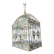 Weathered iron birdcage