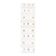 Vintage Turkish Hand-Knotted Wool Cotton White Runner Rug 70x242