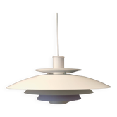 Grande lampe suspendue du danois Form-Light années 1980. Plusieurs couches de nuances.