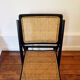 Vintage folding chair from the 60s wood and cannage