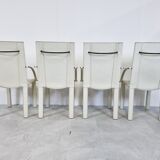 Carlo bartoli dining chairs for matteo grassi, 1980s