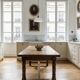 Grande table de ferme en bois massif