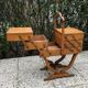 Worker wood feet Deco