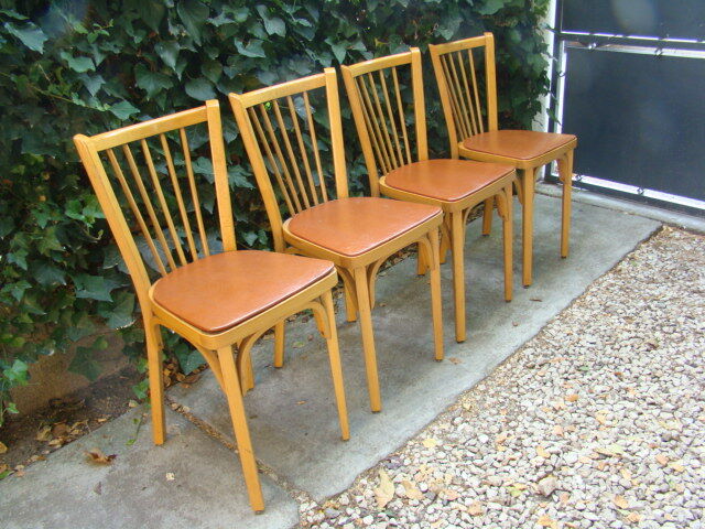 Set of four chairs old baumann