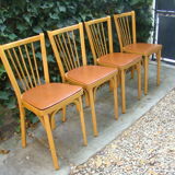 Set of four chairs old baumann