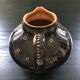 XL pitcher with floral decoration